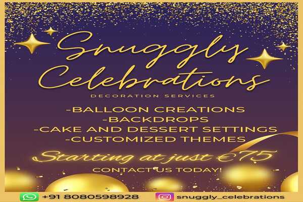 Snuggly Celebrations Decors
